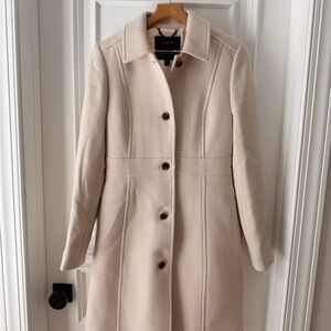 J. Crew Light Cream Trench Coat